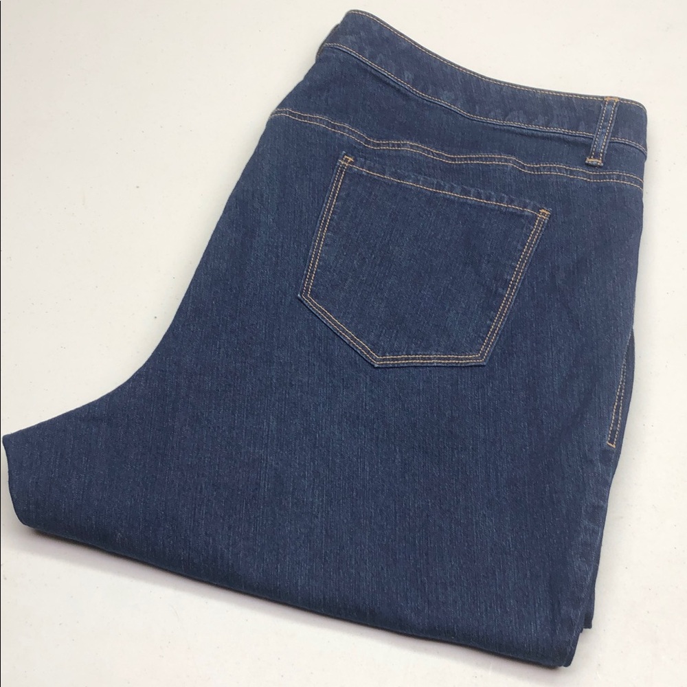 LIKE NEW OLD NAVY WIDE LEG BOOT JEANS SZ 24 PLUS L29 ⭐️